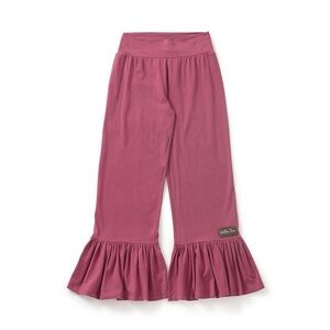 MATILDA JANE Big Ruffle Pants Capri Length Enchanted Garden Mauve